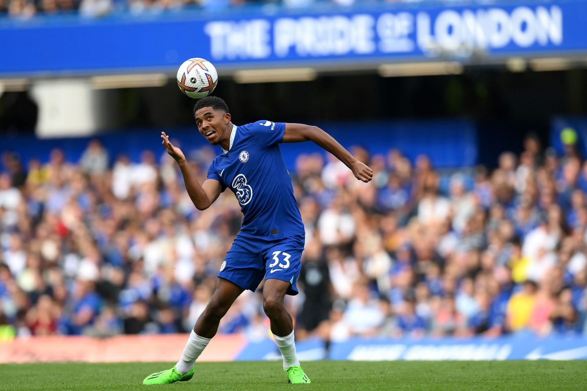 Wesley Fofana in action for Chelsea