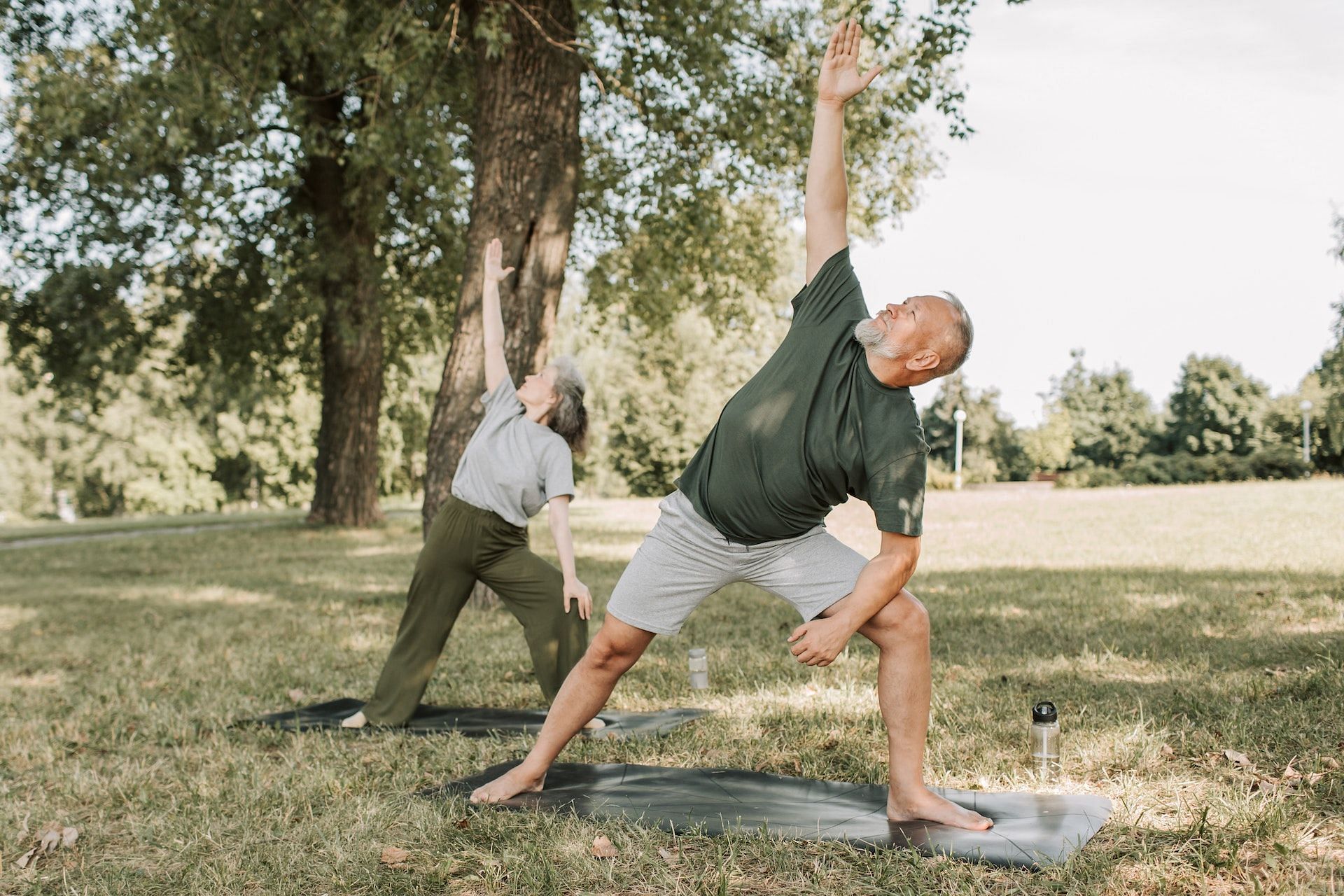 Yoga exercises for seniors offer great benefits. (Photo via Pexels/Vlada Karpovich)