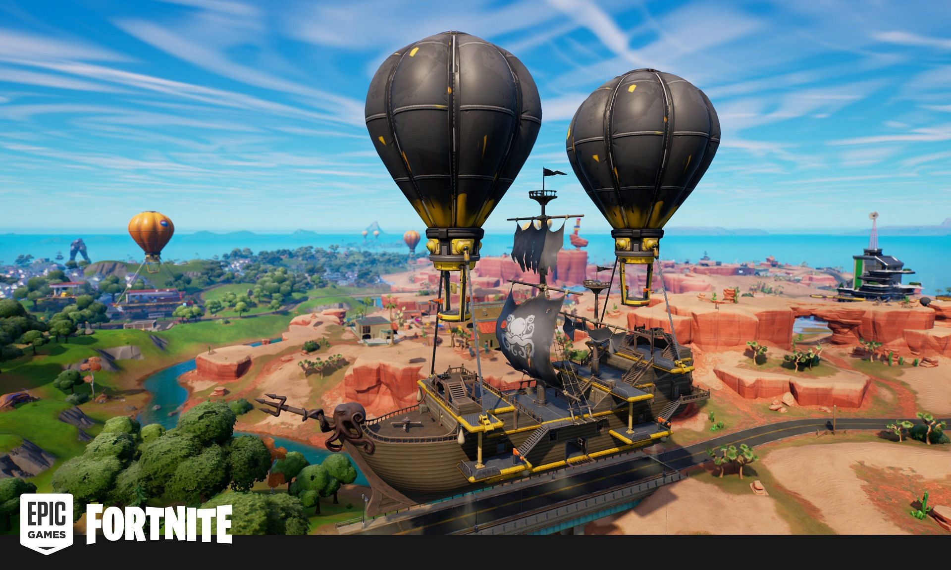 Eine Der Bevorstehenden Fortnite-Kartenänderungen Betrifft Das Schiff Von Blackheart (Bild Über Epic Games)