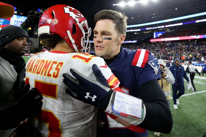Patrick Mahomes Getting Advice from Tom Brady Ahead of AFC Title Game