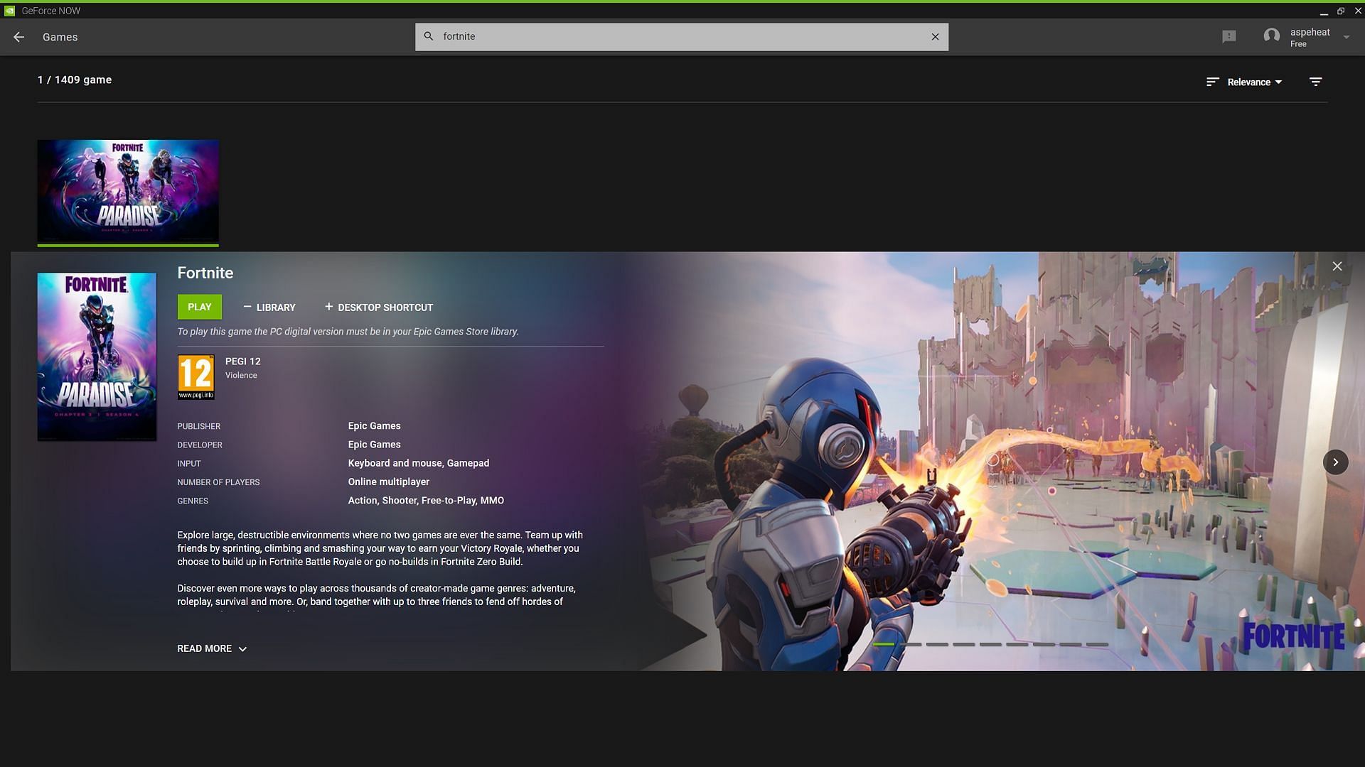 Fortnite Cross Play - Xbox Cloud Gaming & GeForce NOW Gameplay