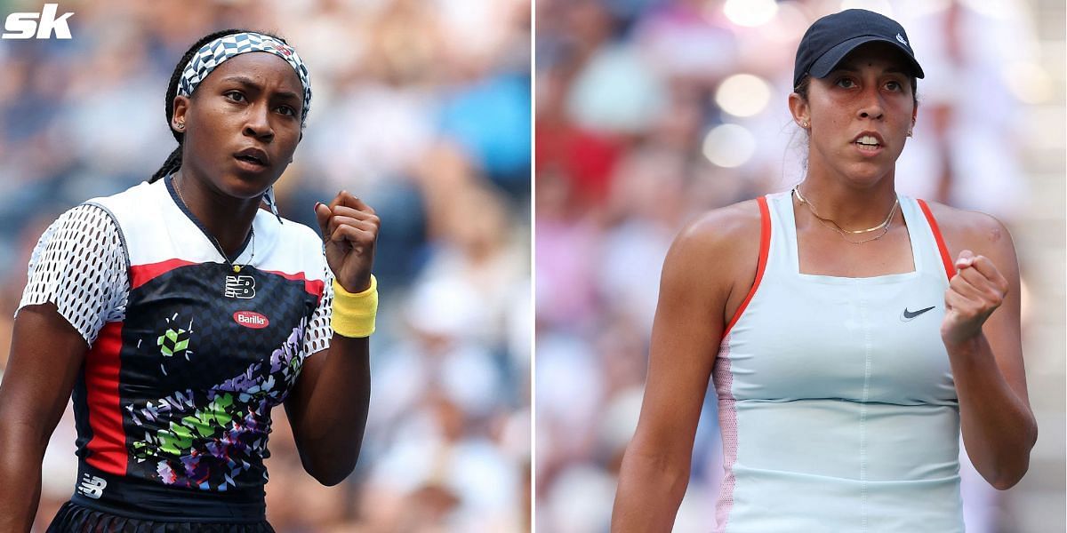 Coco Gauff (L) and Madison Keys.