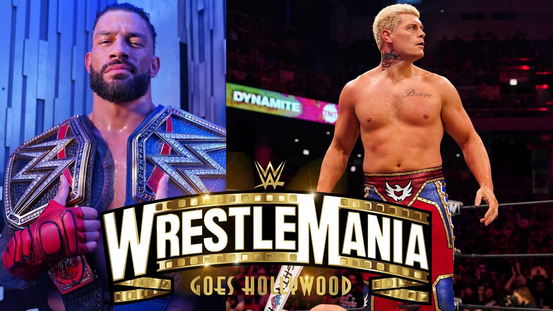 There are plenty of ideas that could make for a fantastic WrestleMania 39 main event. One of those matches could feature Roman Reigns &amp; Cody Rhodes.