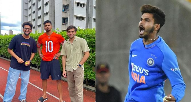 सोसाइटी में क्रिकेट खेलते हुए हार गए श्रेयस अय्यर, देखिये वीडियो