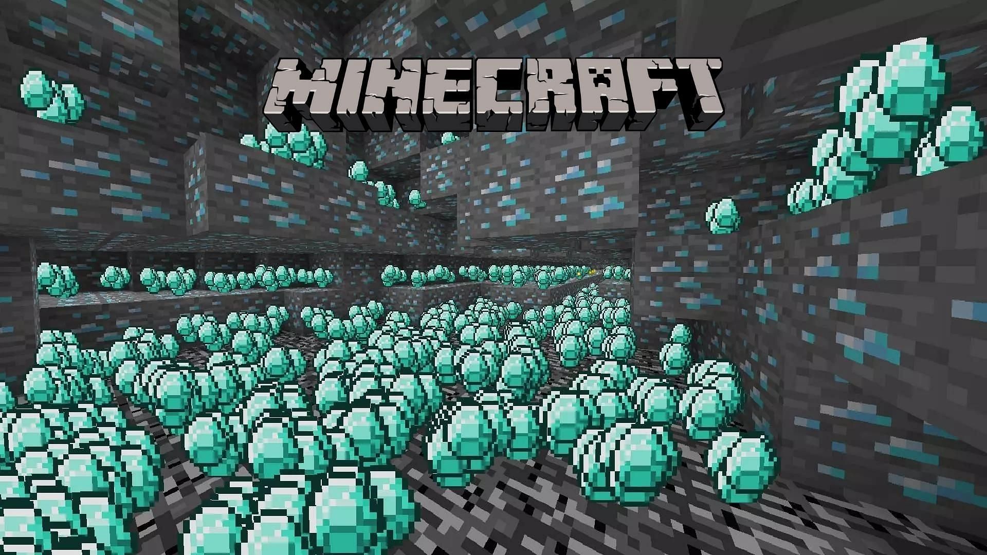 Diamonds in Minecraft
