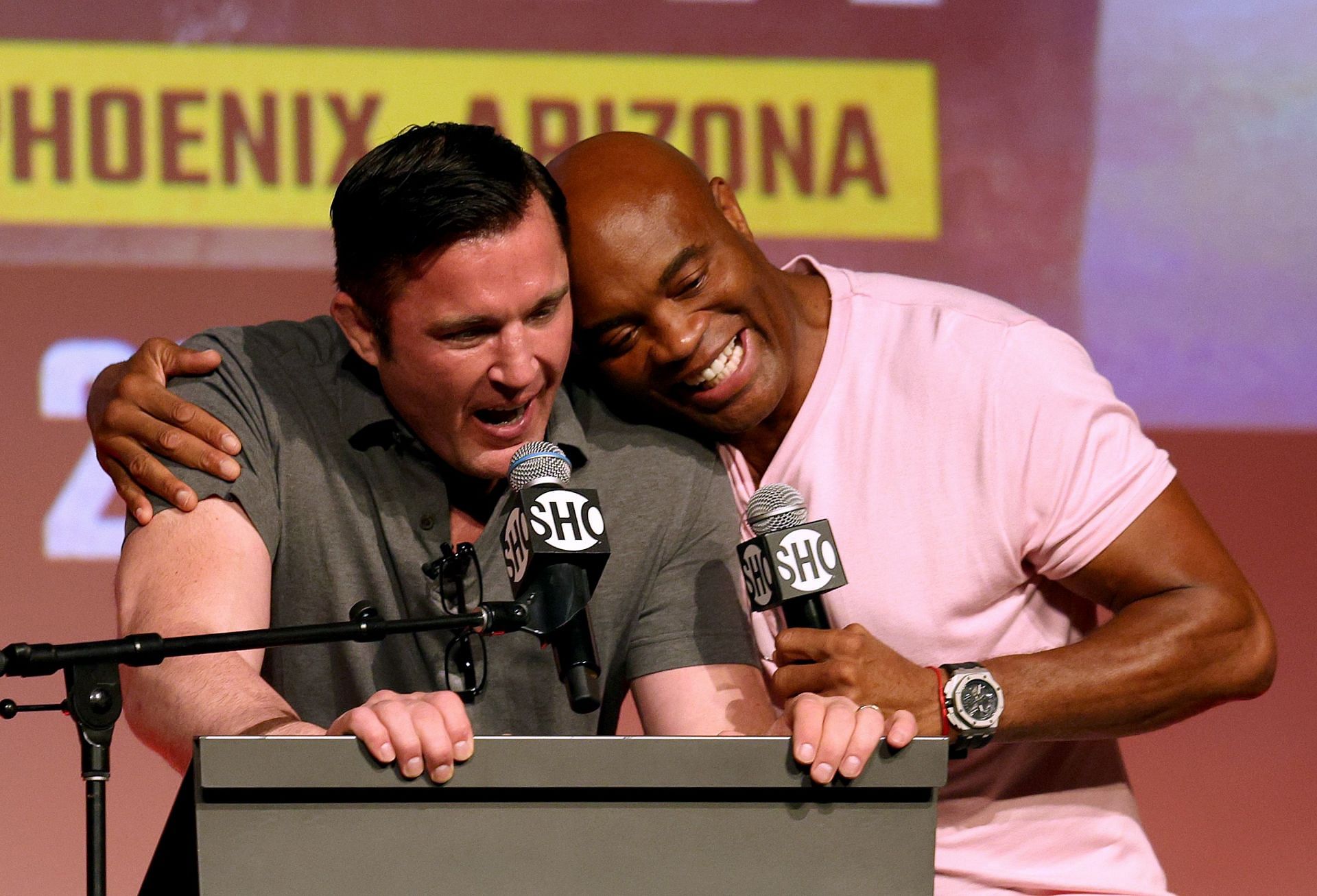 Chael Sonnen and Anderson Silva