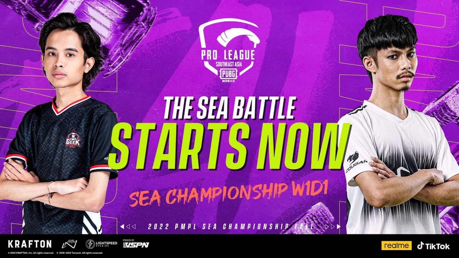 SEA Championship 2022 Fall starts on September 28 (Image via PUBG Mobile)