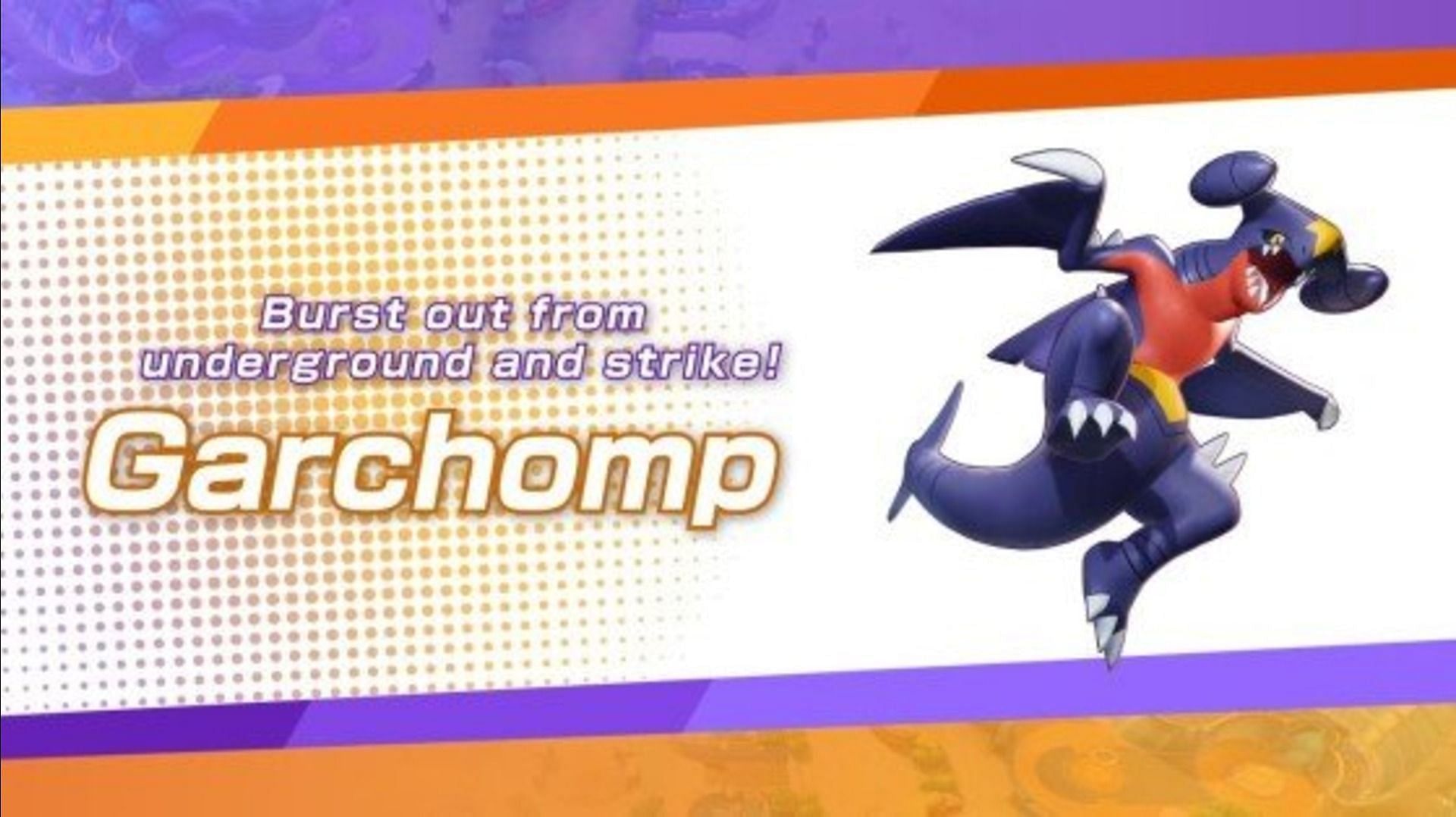 Official imagery for Garchomp for Pokemon Unite (Image via The Pokemon Company)