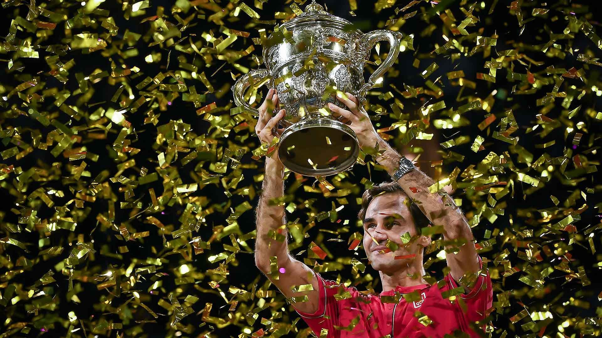 Roger Federer won his tenth Basel title in 2019.