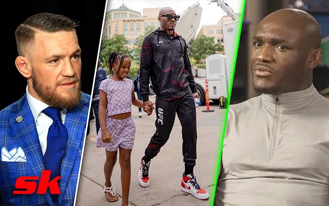 "I'm not only gonna bring her because daddy's victorious" - Kamaru Usman says Conor McGregor "missed the mark" on why he brought his daughter to UFC 278