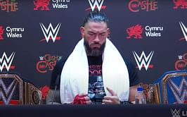 [WATCH] Roman Reigns walks out of press conference following controversial win at WWE Clash at the Castle