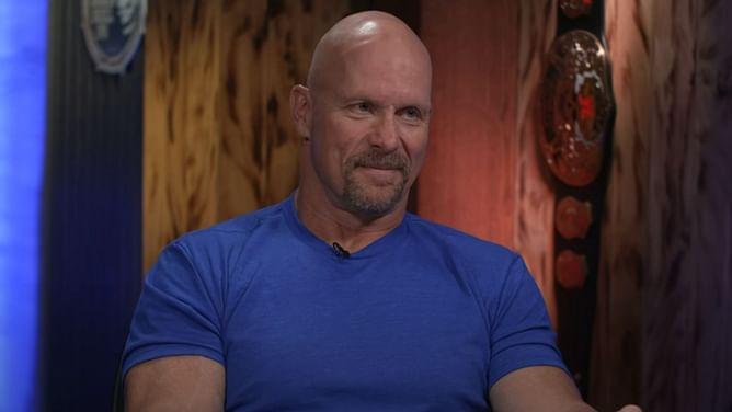 "Hell yeah!!!" - WWE icon Steve Austin celebrates his latest Hall of Fame induction
