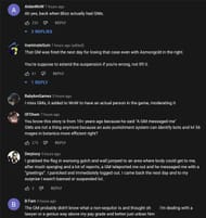 Fans reacting to the streamer's experience in WoW (Images via Asmongold Clips/YouTube)