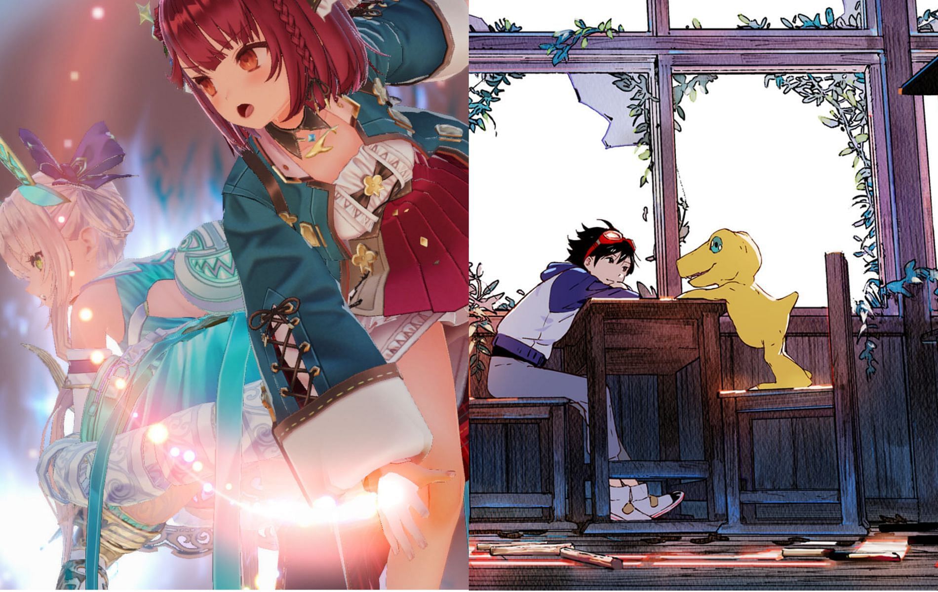 Few of the best JRPG titles (Images via Gust Co. &amp; WitchCraft Co.)
