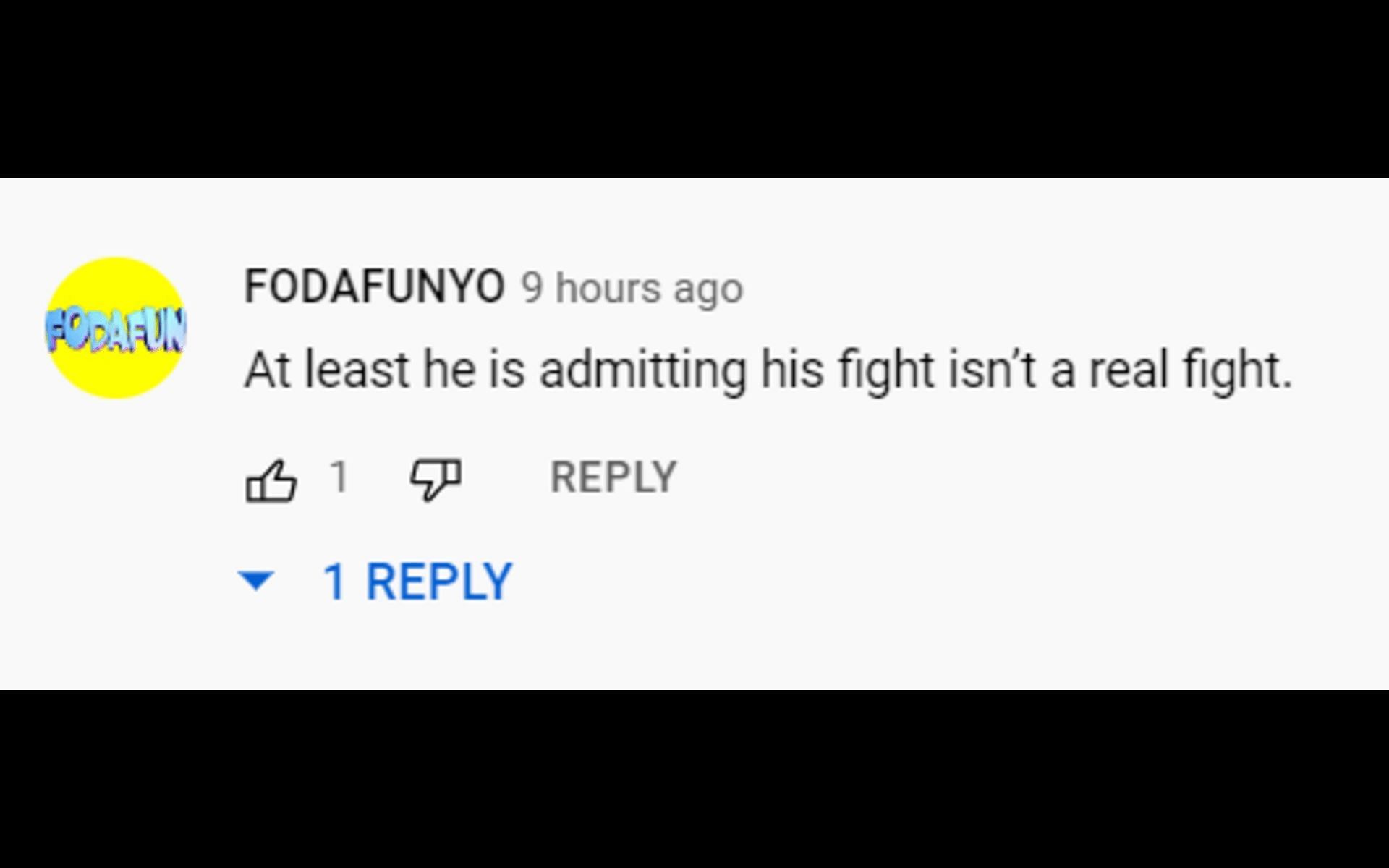 YouTube reaction on Mayweather