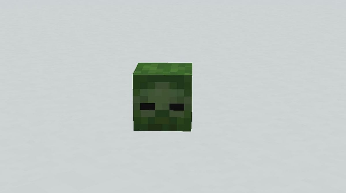 Zombie Head in Minecraft