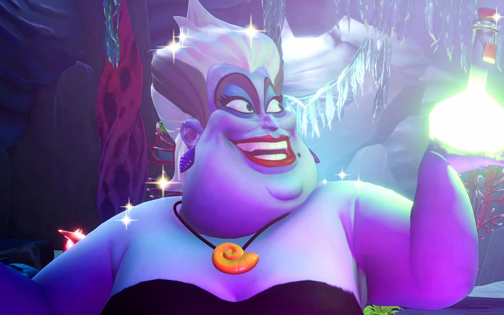 Ursula is one of a few villains found in Disney Dreamlight Valley (Image via Gameloft)