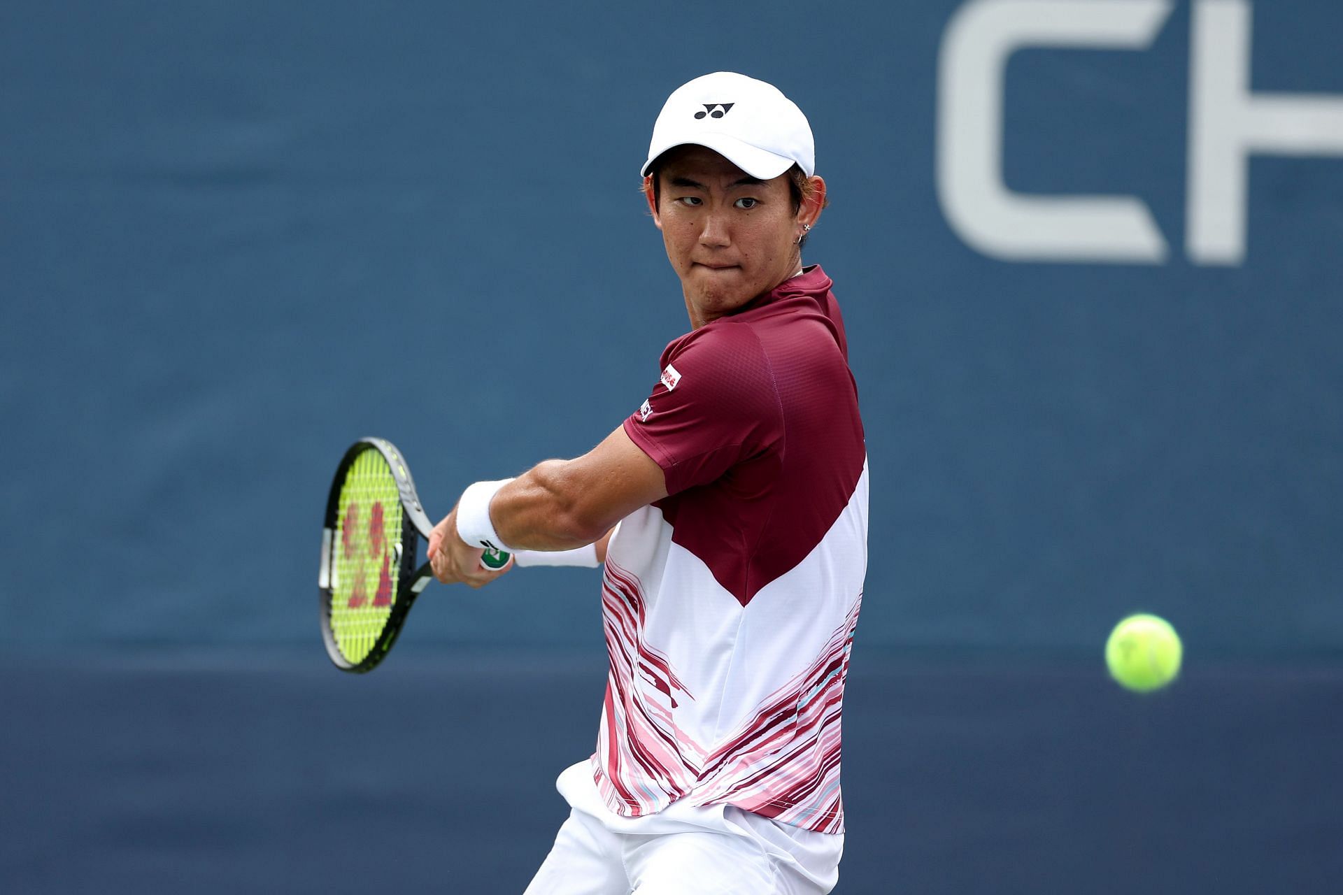 Yoshihito Nishioka at the 2022 US Open.