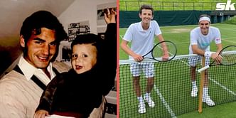 "The reason I serve and volley on second serves down break point" - Tony Godsick's son Nicholas shares heartfelt tribute to "pal" Roger Federer