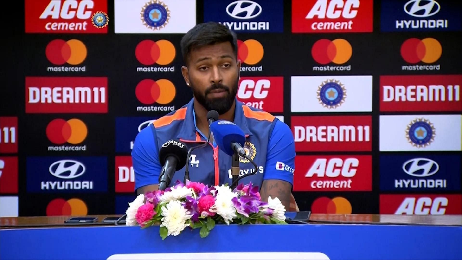 Hardik Pandya defended India