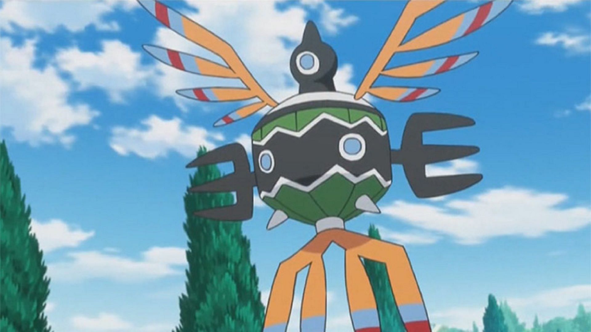 Sigilyph as it appears in the anime (Image via The Pokemon Company)