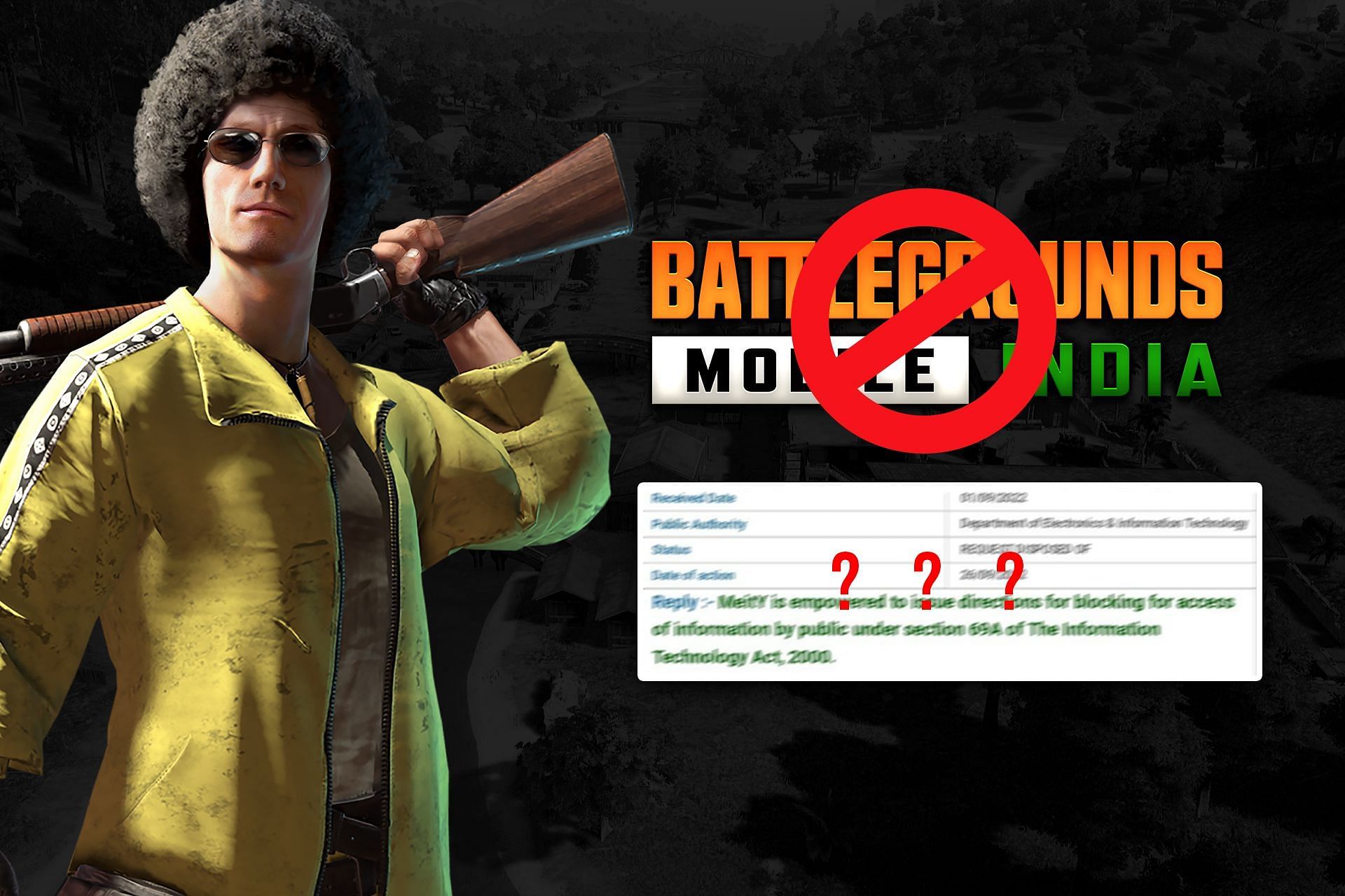MeitY revealed that the game was banned under Section 69A of the IT Act (Image via Sportskeeda)