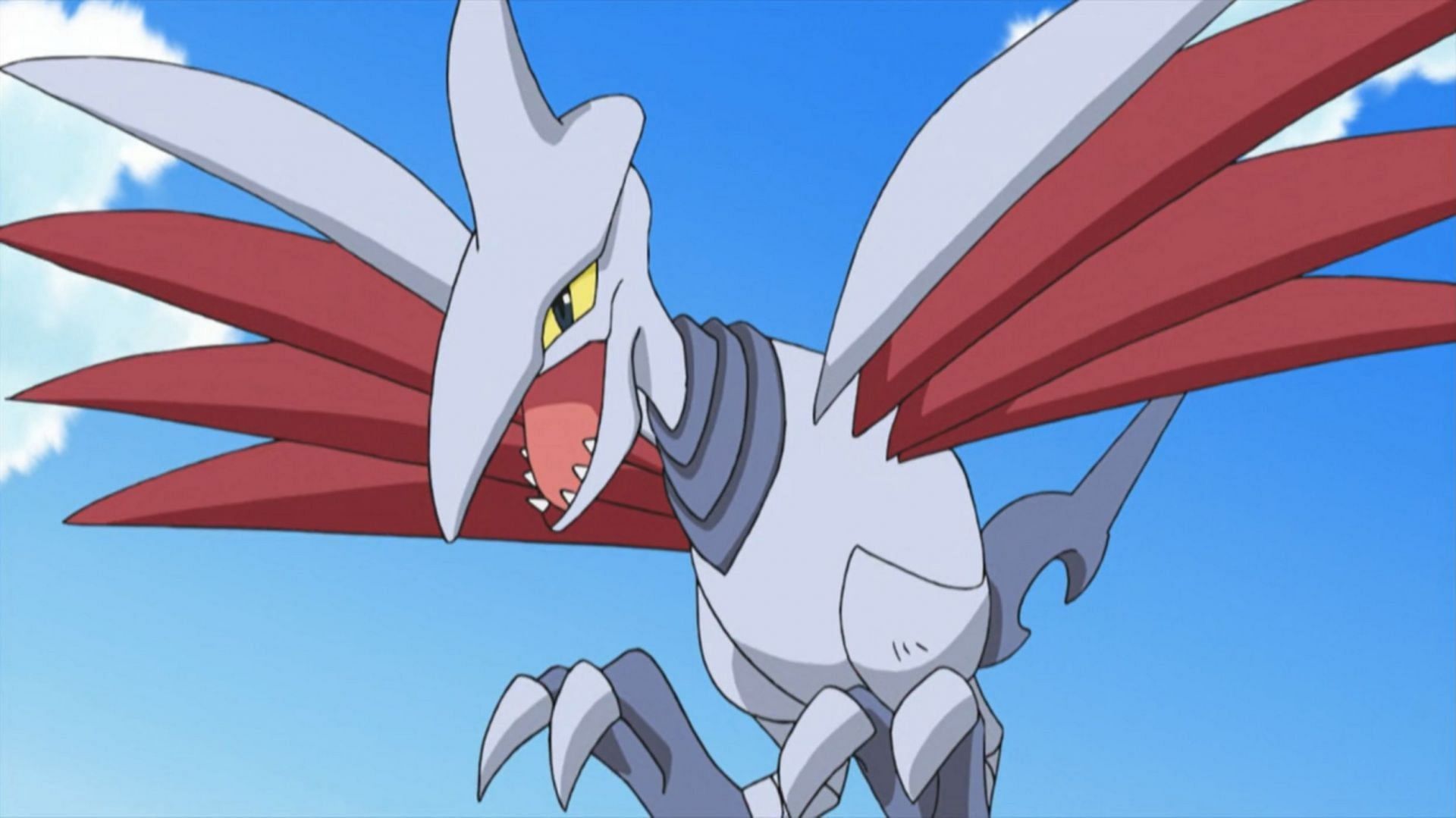 Skarmory as it appears in the anime (Image via The Pokemon Company)