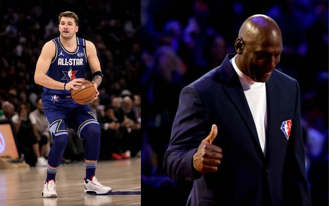 Video: Luka Doncic was speechless while meeting Michael Jordan during his first All-Star appearance
