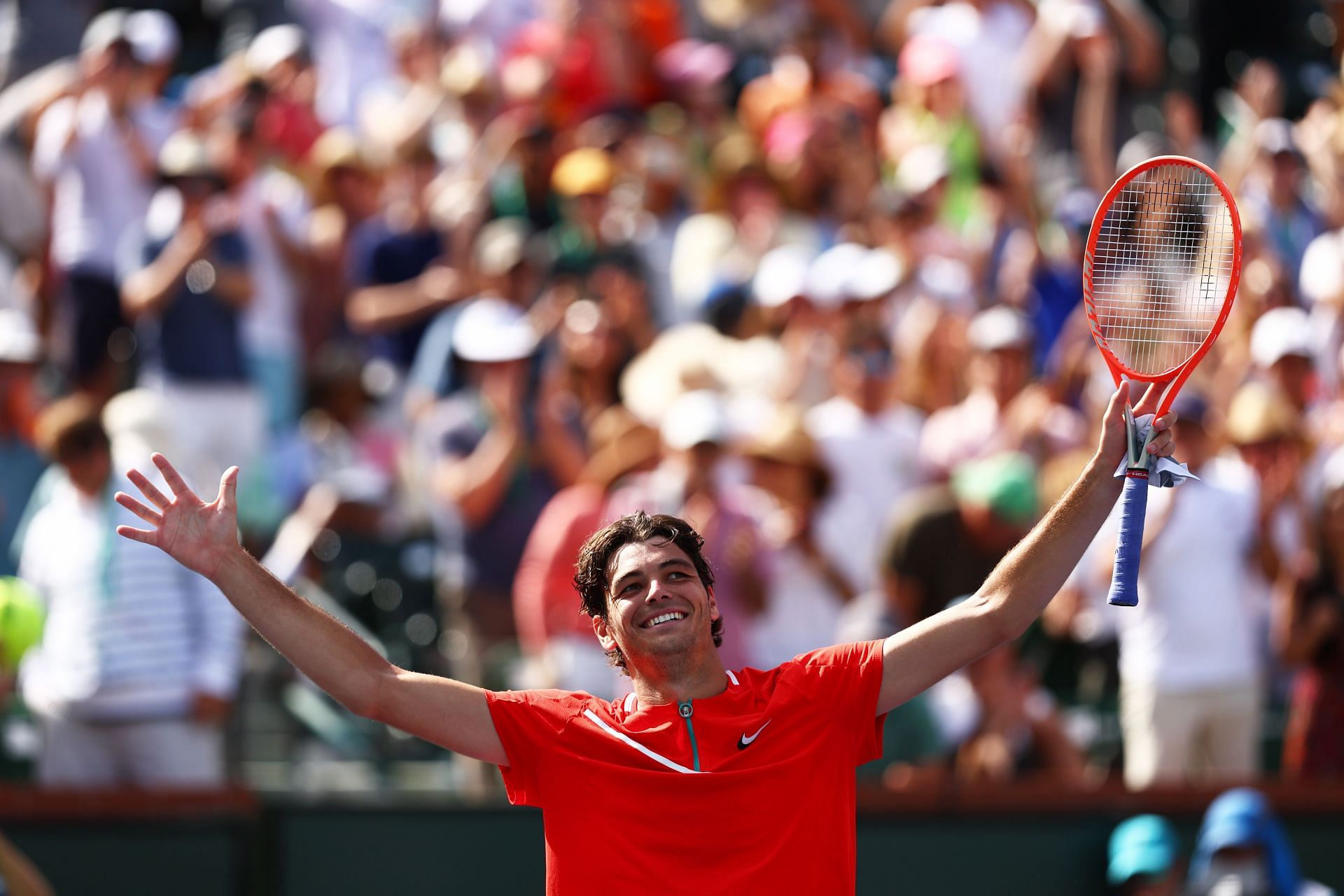 Taylor Fritz at the 2022 BNP Paribas Open.