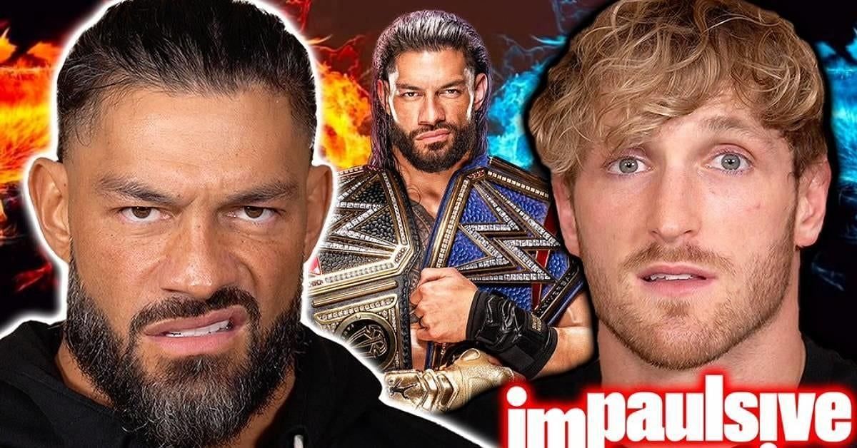 Roman Reigns and Logan Paul are at odds