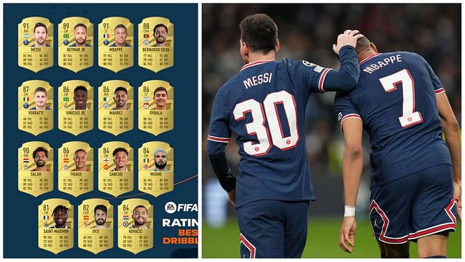 FIFA 23 ratings reveal: Does Lionel Messi deserve higher dribbling than cover star Kylian Mbappe?