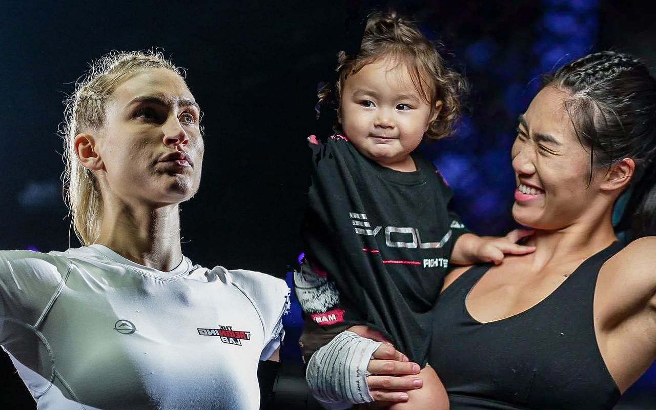 Colbey Northcutt (L) believes Angela Lee (R) will win her trilogy bout with Xiong Jing Nan. | Photo by ONE Championship