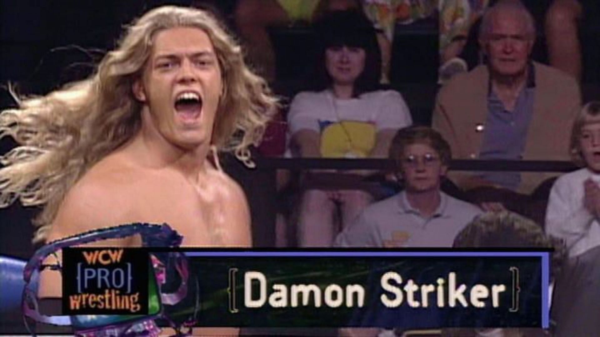 Edge wrestled as Damon Striker in WCW