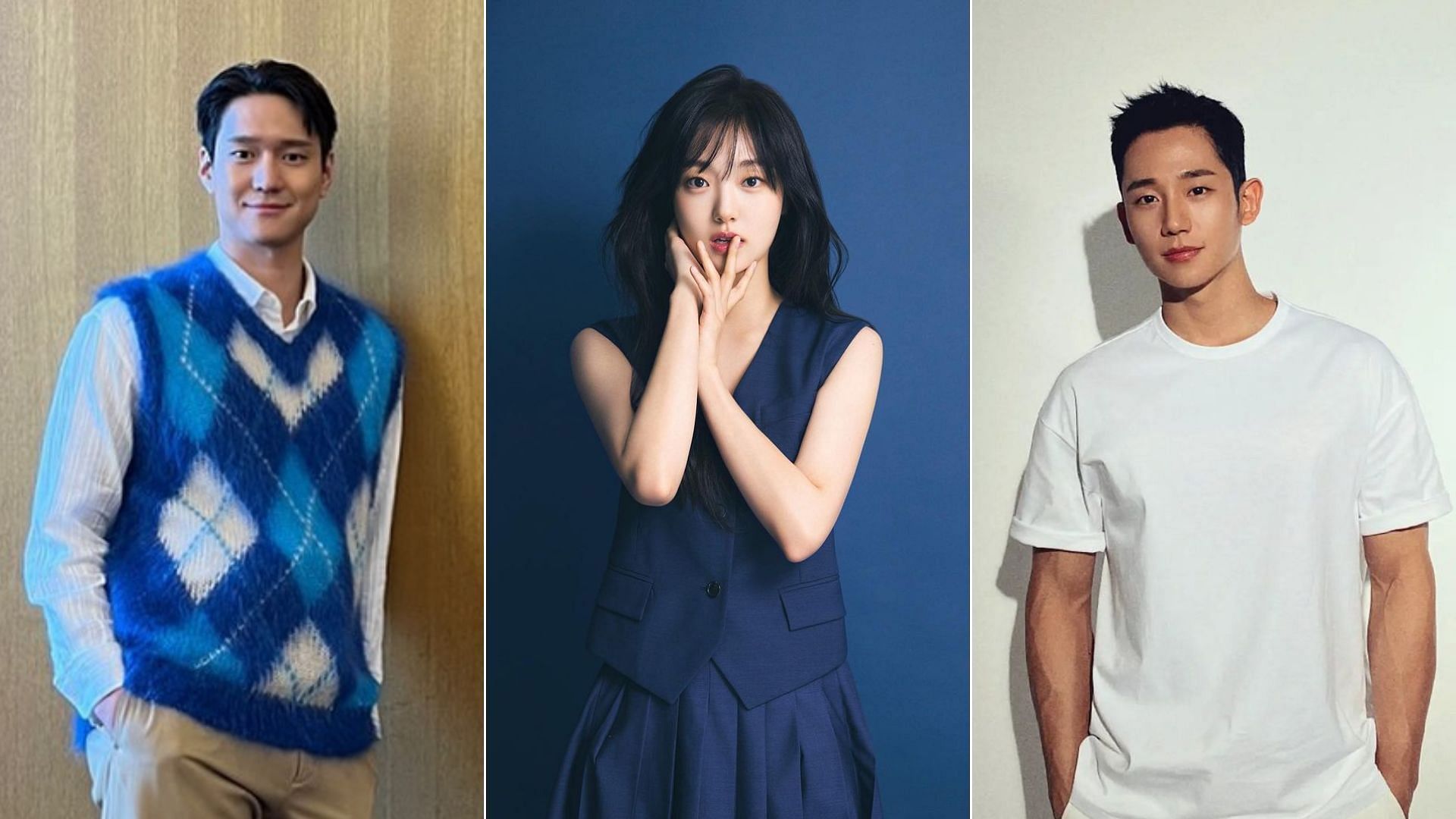Stills of Ko Kyung-pyo, Kim Hye-joon and Jung Hae-in (Image via kopular, hyello._.o, holyhaein/Instagram)