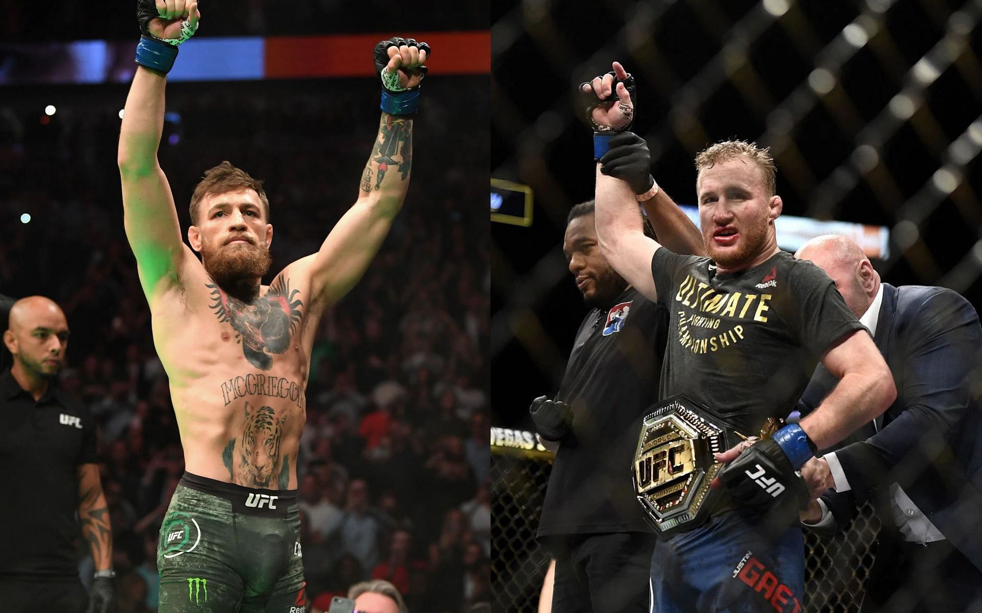 &#039;The Notorious&#039; Conor McGregor and Justin &#039;The Highlight&#039; Gaethje