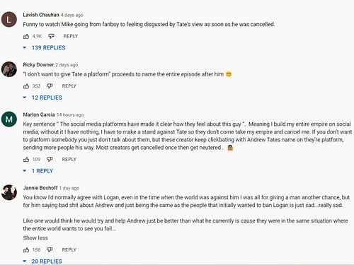 Social media react to Logan Paul's comments (Image via IMPAULSIVE/YouTube)