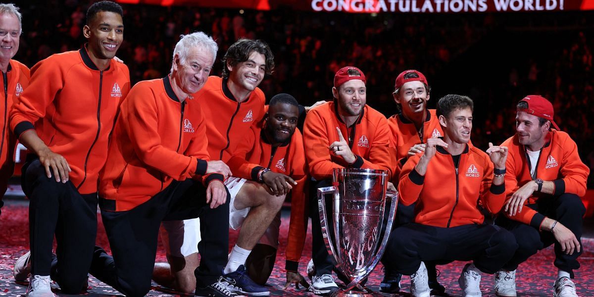 Team World win the Laver Cup