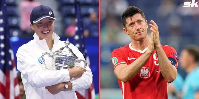 "Congratulations Iga! You’re a great champion, and you’ve proven it yet again on the biggest stage" - Robert Lewandowski congratulates Iga Swiatek on her US Open triumph