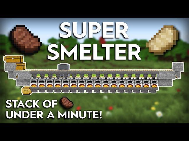 How to make a Minecraft super smelter
