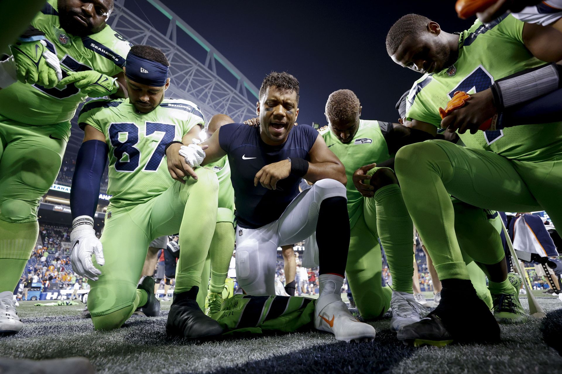 Russell Wilson - Denver Broncos v Seattle Seahawks