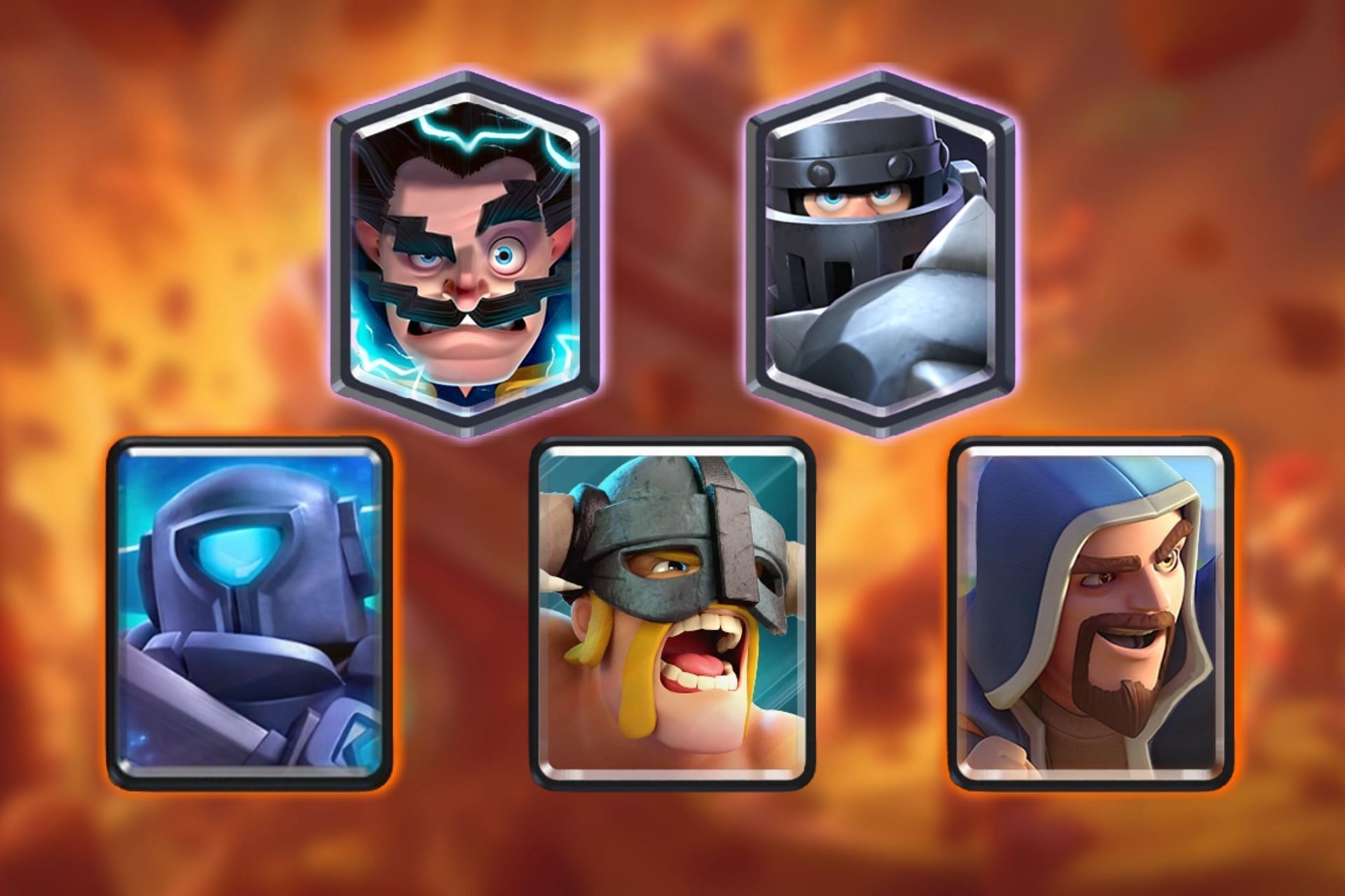 What is the best arena 9 deck without any legendary in Clash