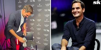 WATCH: Roger Federer receives an adorable gift as a fitting salute to his illustrious career