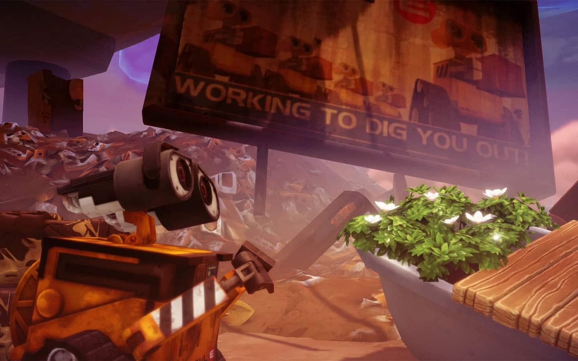 Disney Dreamlight Valley wasted no time promoting that WALL-E is in the game (Image via Gameloft)