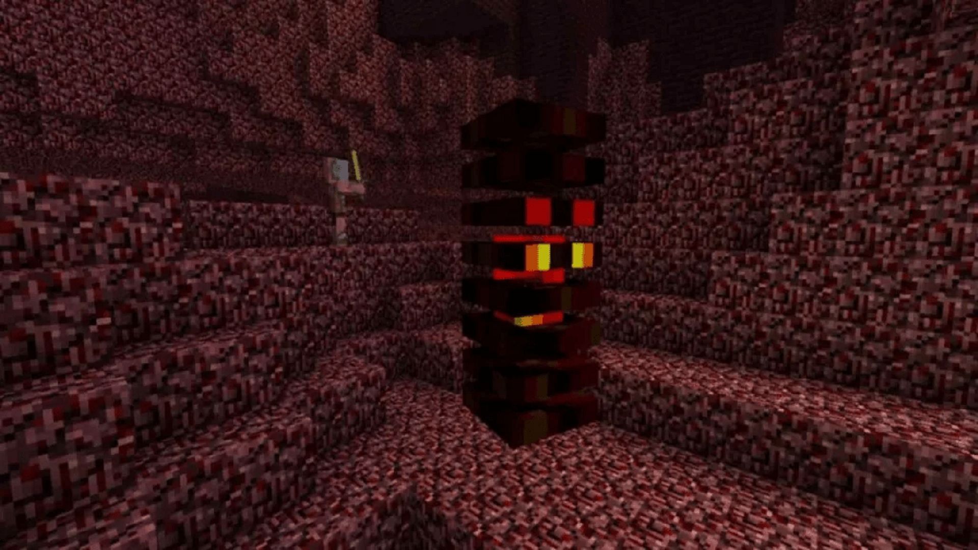 A magma cube jumps in Minecraft (Image via Mojang)