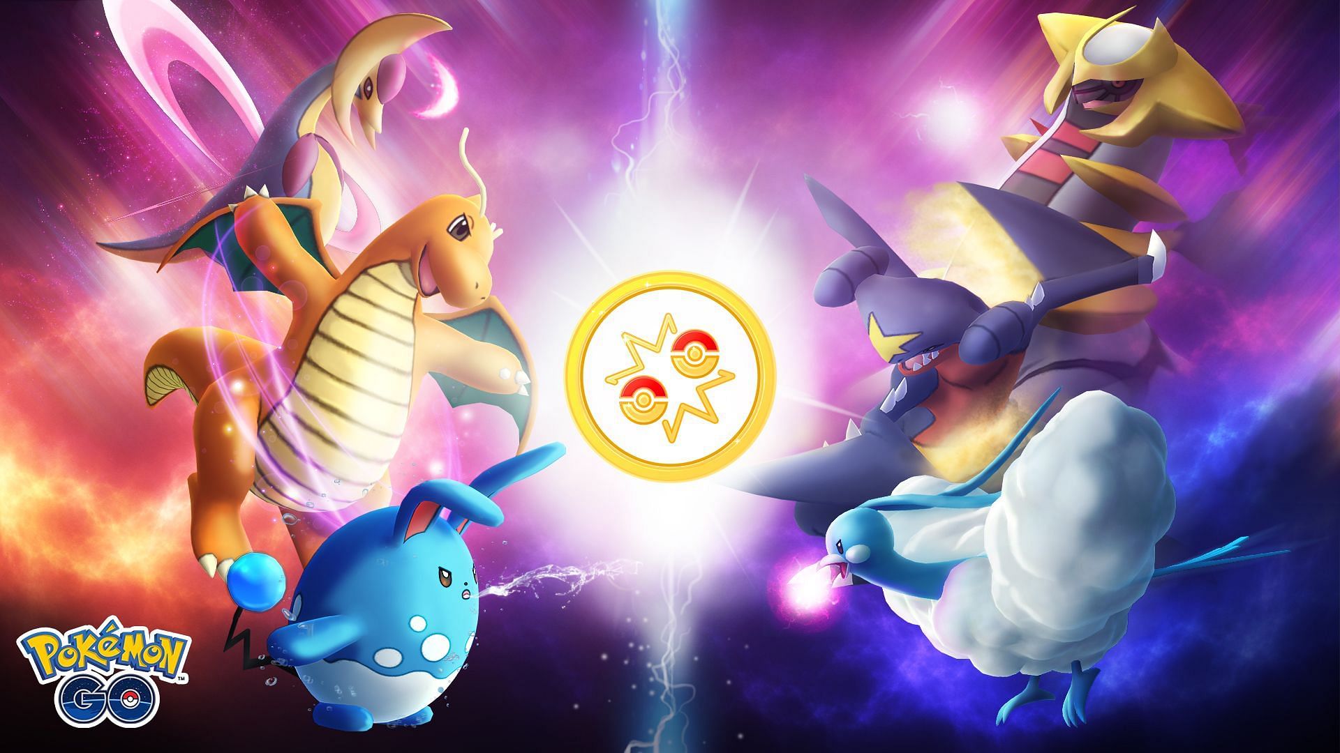 Official artwork for Pokemon GO&#039;s Battle League (Image via Niantic)