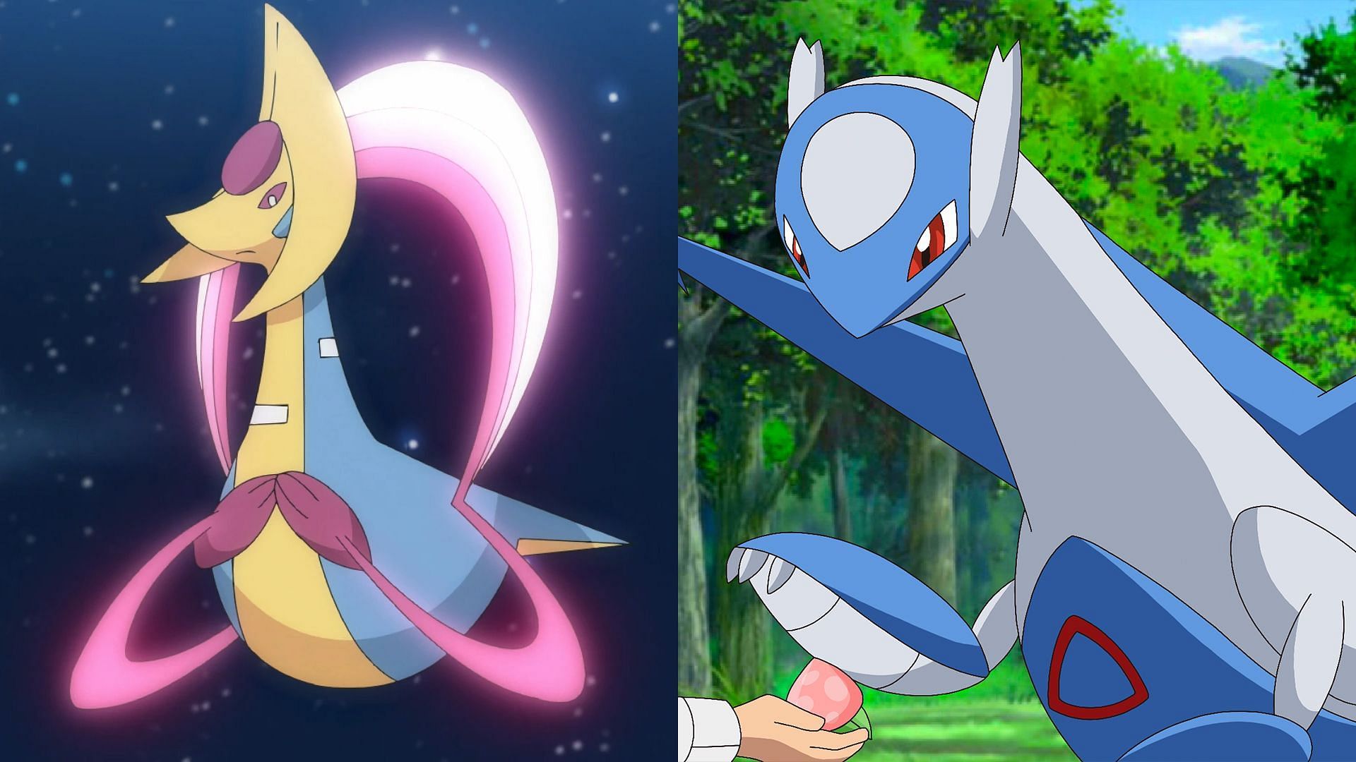 Cresselia and Latios as they appear in the anime (Image via Niantic)