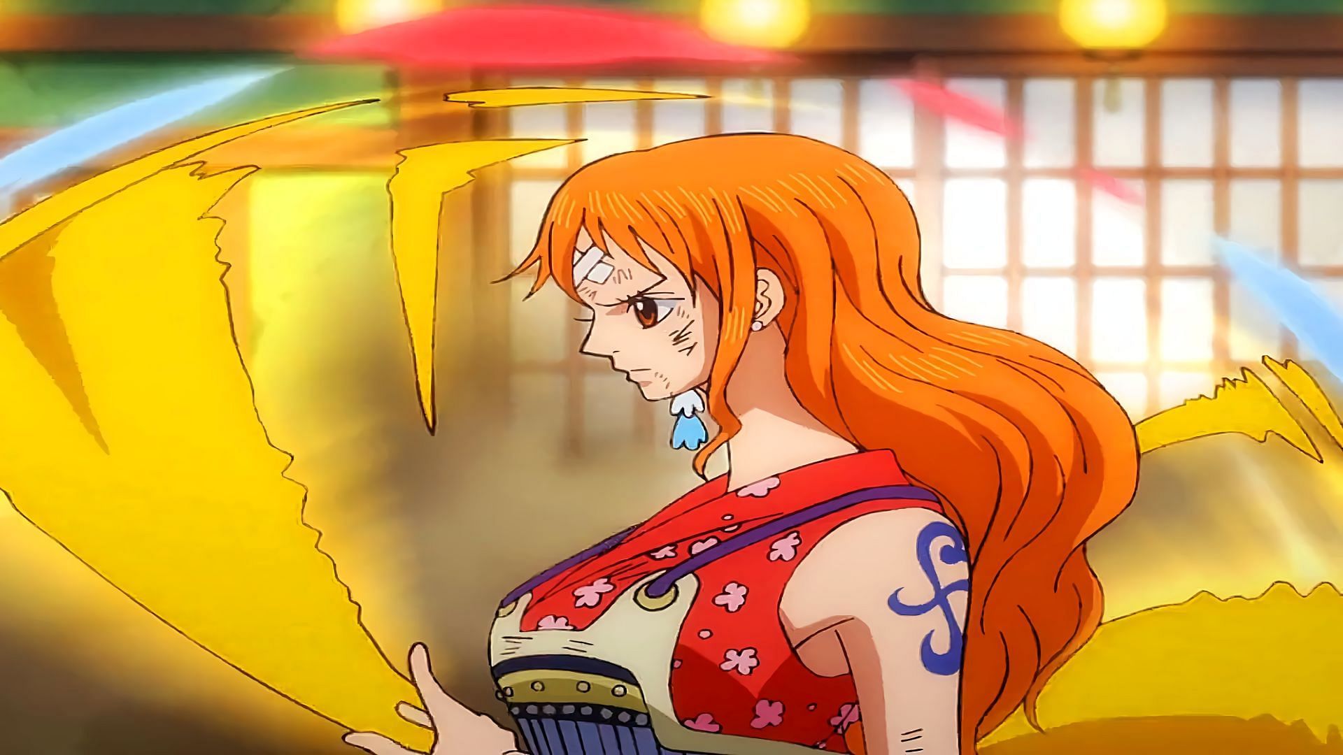 Nami as seen in One Piece episode 1033 (Image via Toei Animation)