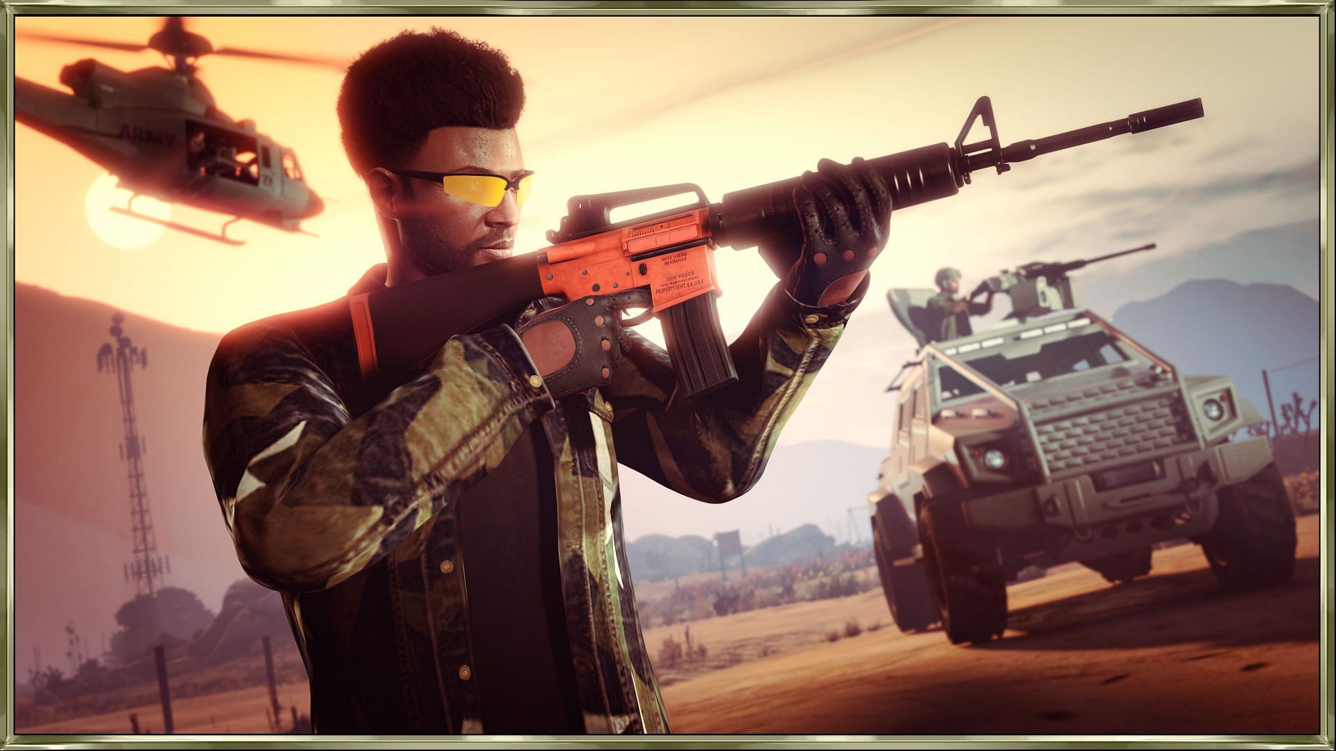 Another promotional image associated with this gun (Image via Rockstar Games)