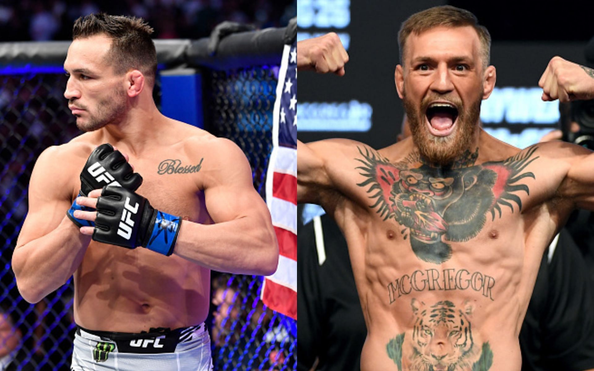 Michael Chandler (left) and Conor McGregor (right)(Images via Getty)