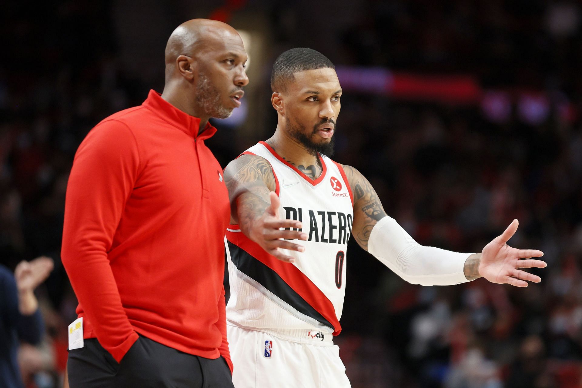 Damian Lillard and Chauncey Billups in Memphis Grizzlies vs. Portland Trail Blazers